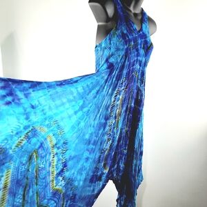 🌹Stunning Vibrant Blue Asymmetrical Dress